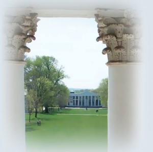 Columns at UVA Grounds
